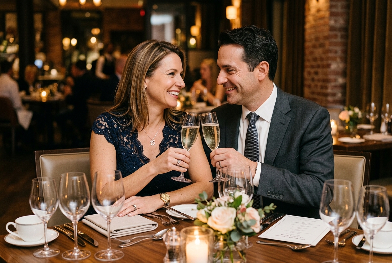 15th Wedding Anniversary: Crystal Gifts