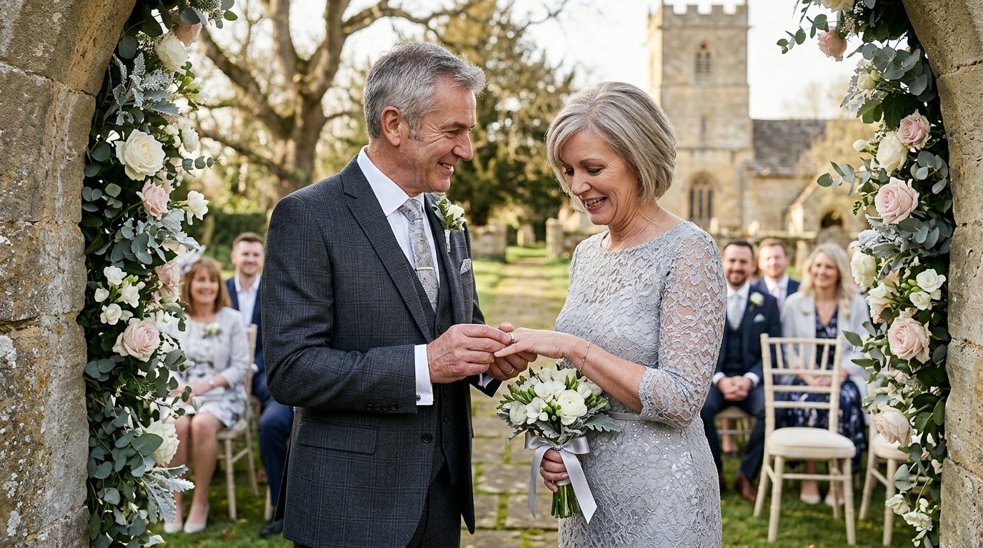 Vow renewal ceremony for 25th Silver Wedding Anniversary Guide
