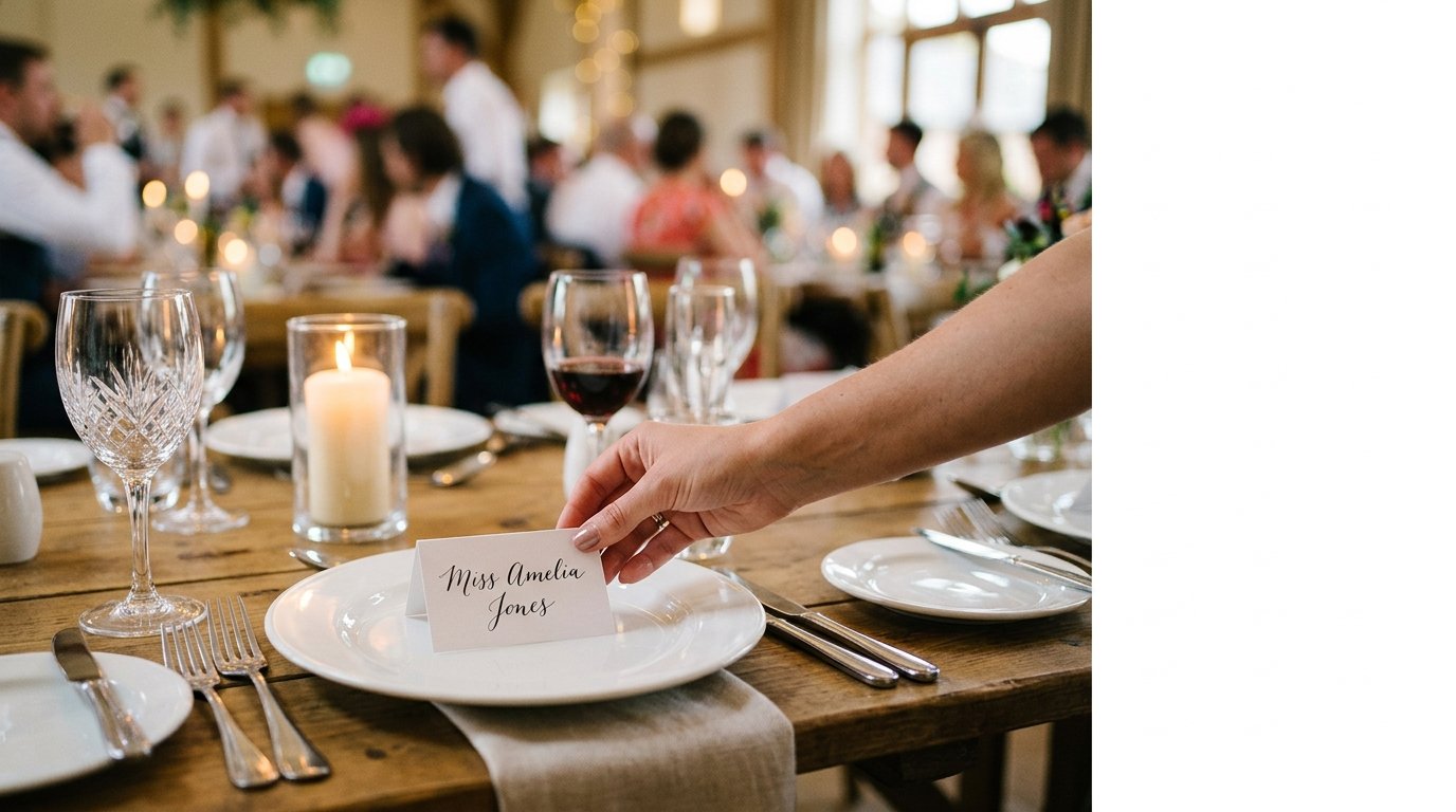 The £272-Per-Guest Reality: Should You Tell Guests? — What the survey found, editorial photography for Weddings Hub