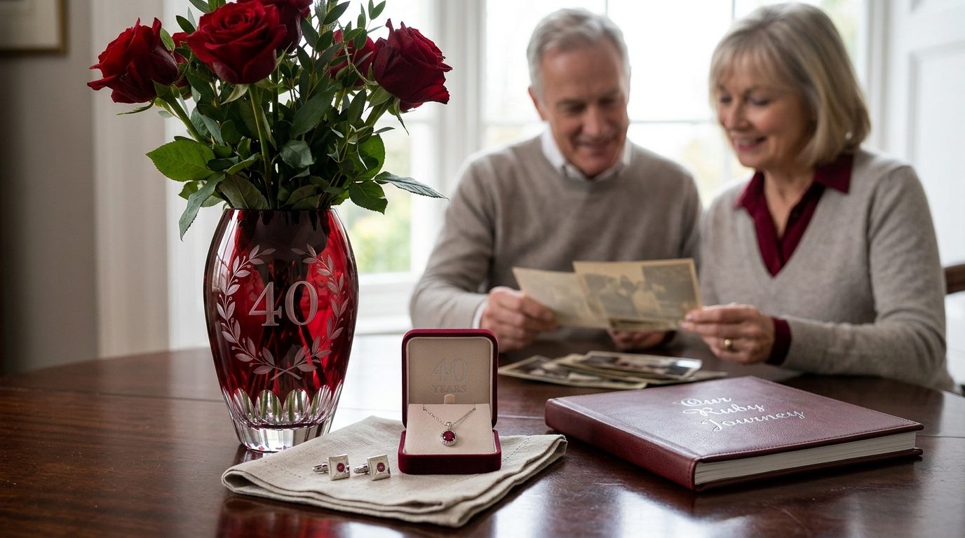 40th ruby anniversary gift ideas for 40th Ruby Wedding Anniversary Guide