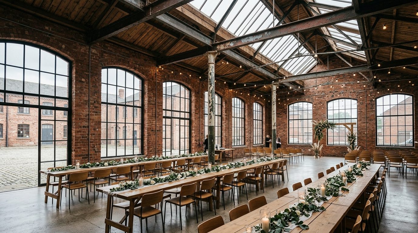 Editorial image for Adaptive-Reuse Wedding Venues UK: Factories & Libraries