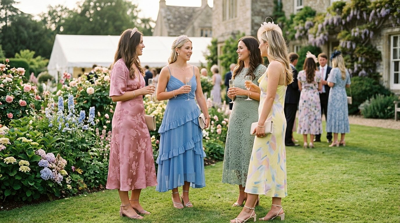 What aesthetic dress codes are for Aesthetic Wedding Dress Codes: Garden Pastels & More