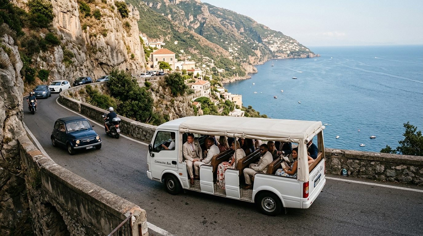 Guest transport: the detail that makes or breaks an Amalfi wedding for Amalfi Coast Wedding Venues: 10 Best for UK Couples