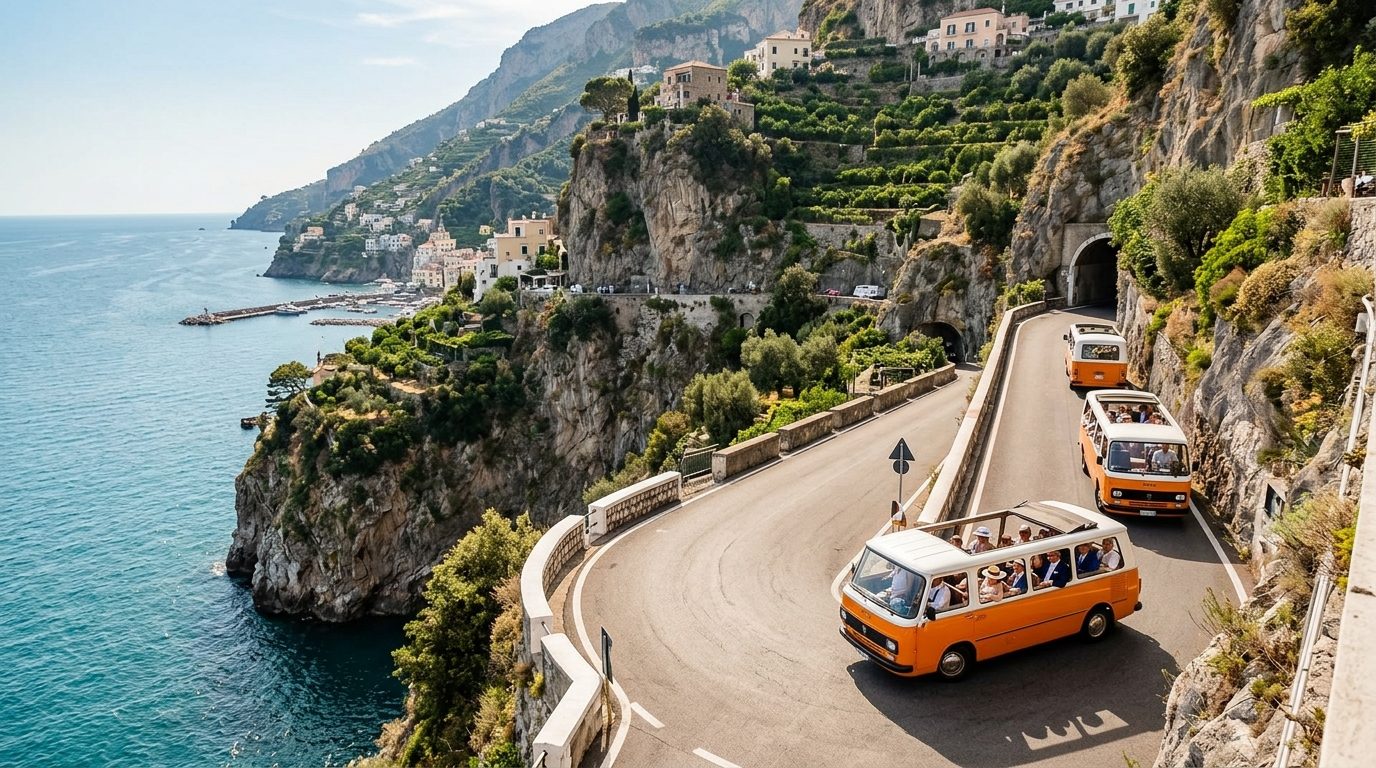 Guest transport: the detail that makes or breaks an Amalfi wedding for Amalfi Coast Wedding Venues: 10 Best for UK Couples