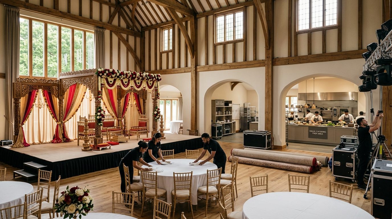 What the venue needs to support for Planning an Asian Wedding: The Venue Essentials