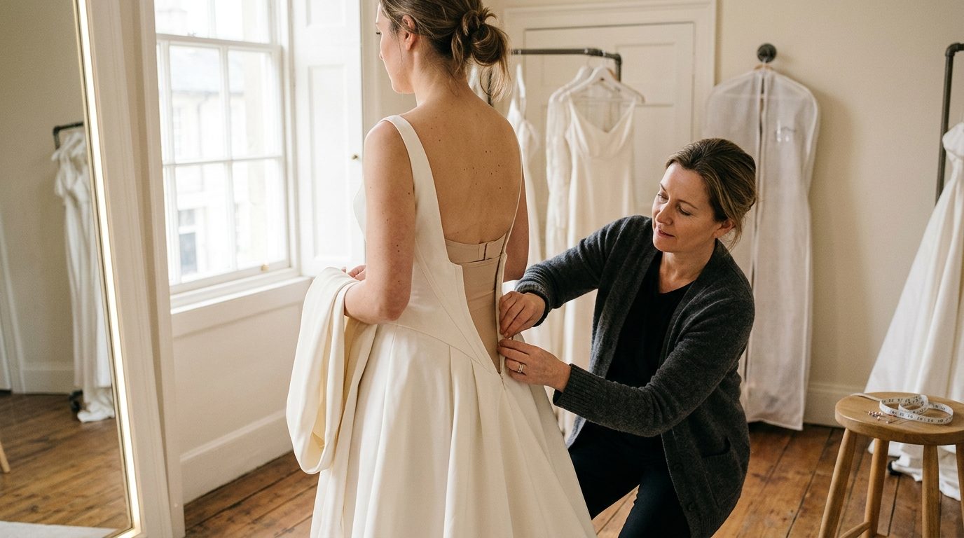 5. Test the planned underwear for Basque-Waist Wedding Dresses: 2026 UK Guide