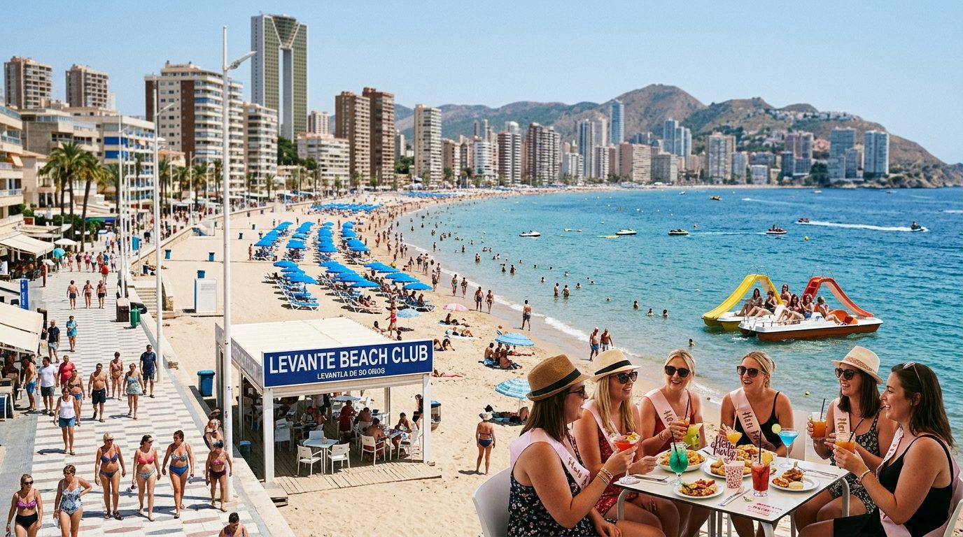 Best Hen Do Activities in Benidorm for Benidorm Hen Do 2026: The UK Group Guide