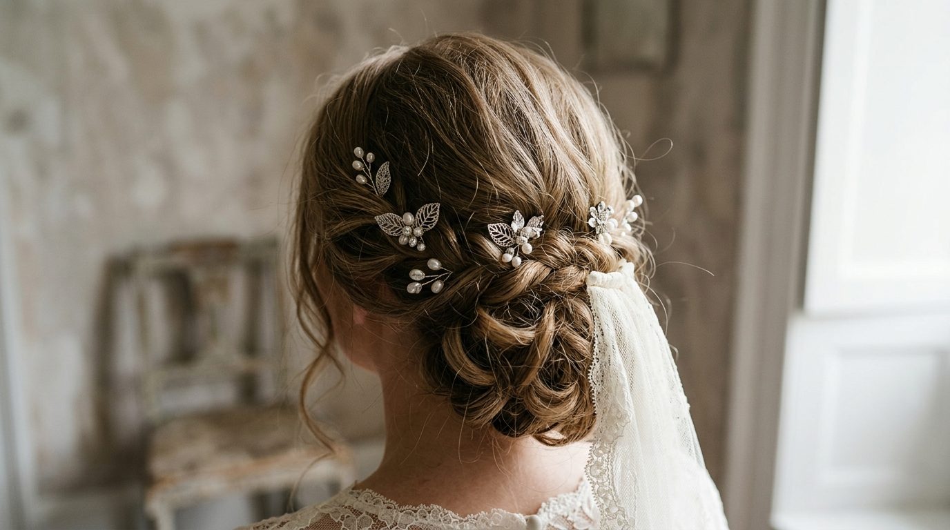 Hairpins: the easiest way to add texture for Bridal Hair Accessories UK 2026: Pins, Combs & Vines