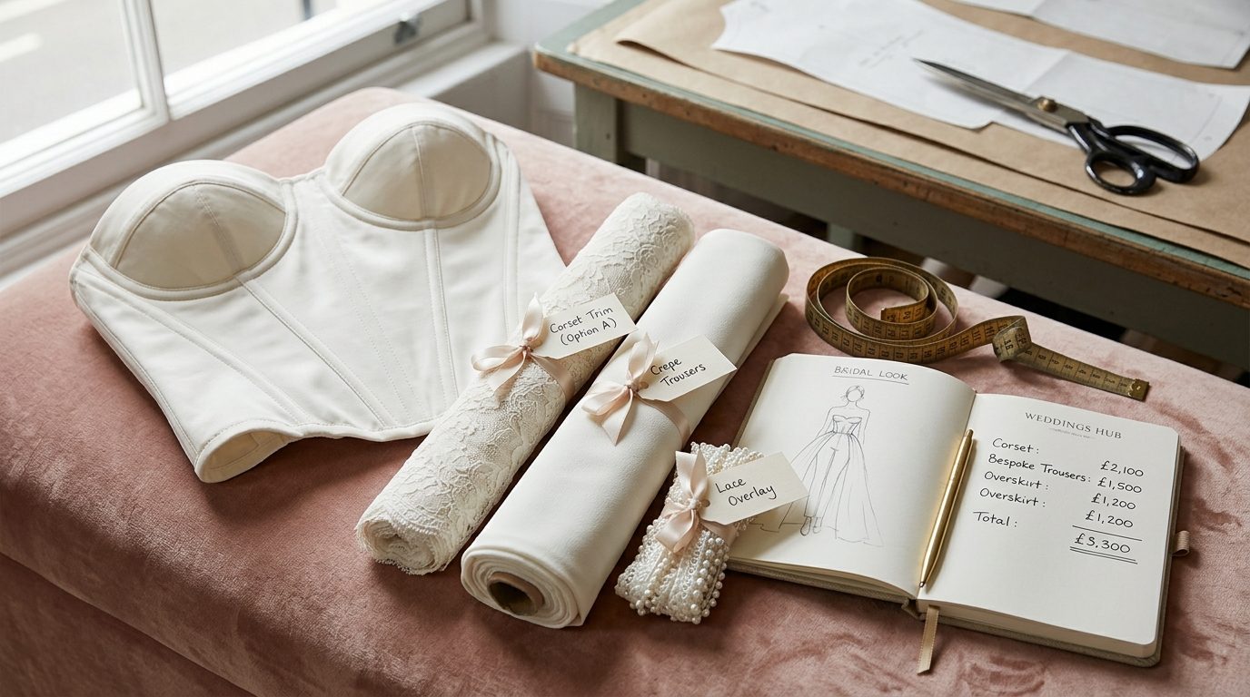Cost breakdown: what to expect for Bridal Separates UK: Corset, Skirt & Trouser Combos