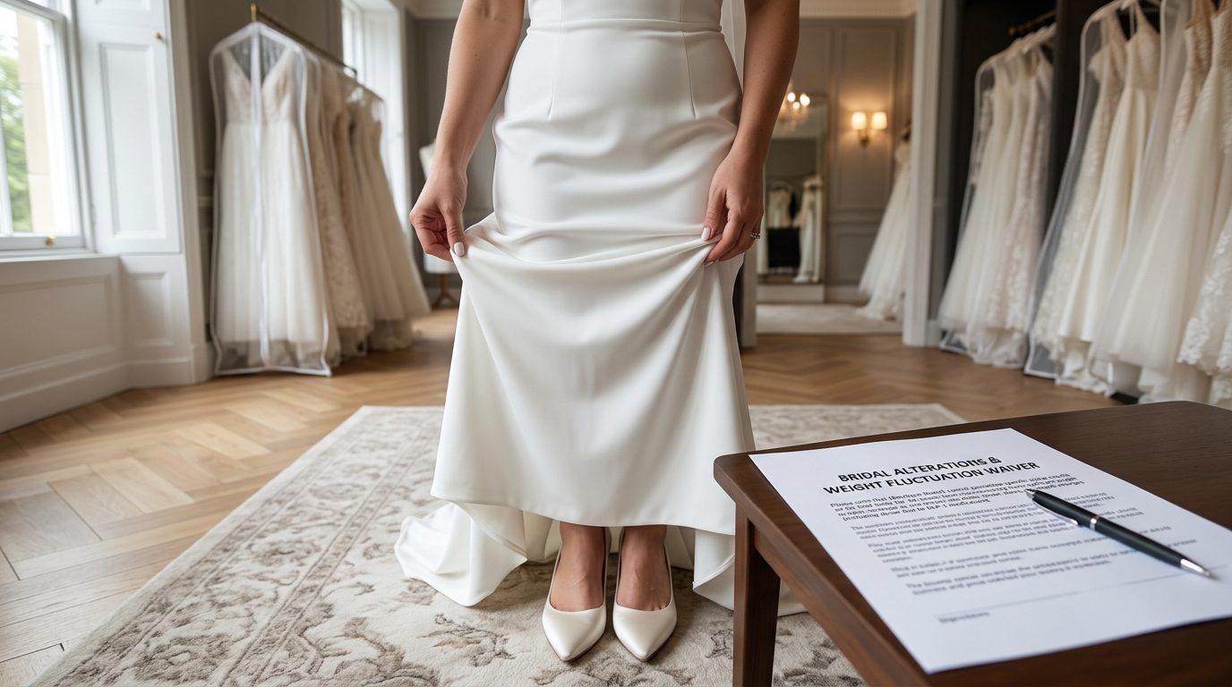 Editorial image for UK Bridal Shop Weight-Loss Waivers Explained