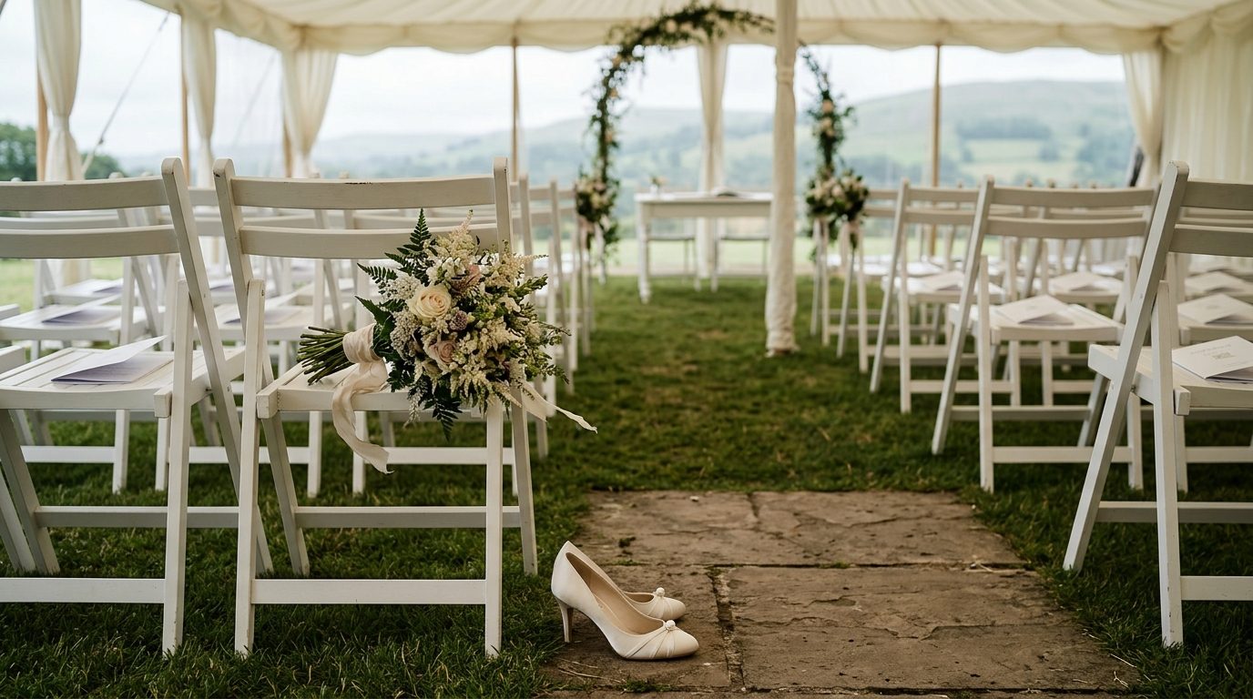 Case 4: the bride, marquee wedding, Wales (2021) for Brides Who Left at the Altar: Real UK Stories