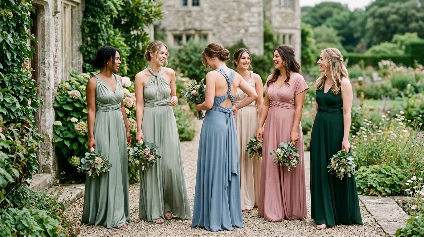 Editorial image for Bridesmaid Dress Trends 2026: Mismatched & Convertible