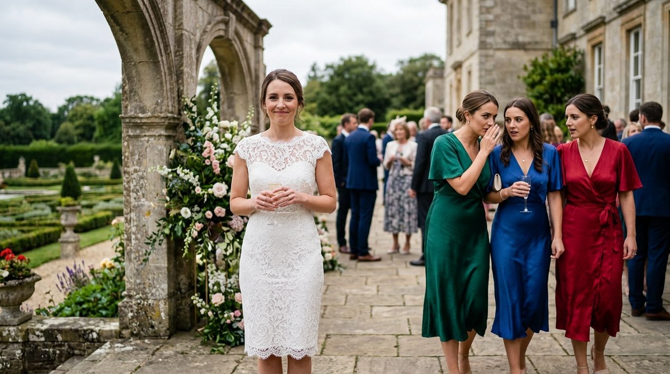 The other guests problem for Wearing White as a Wedding Guest: UK Etiquette Verdict