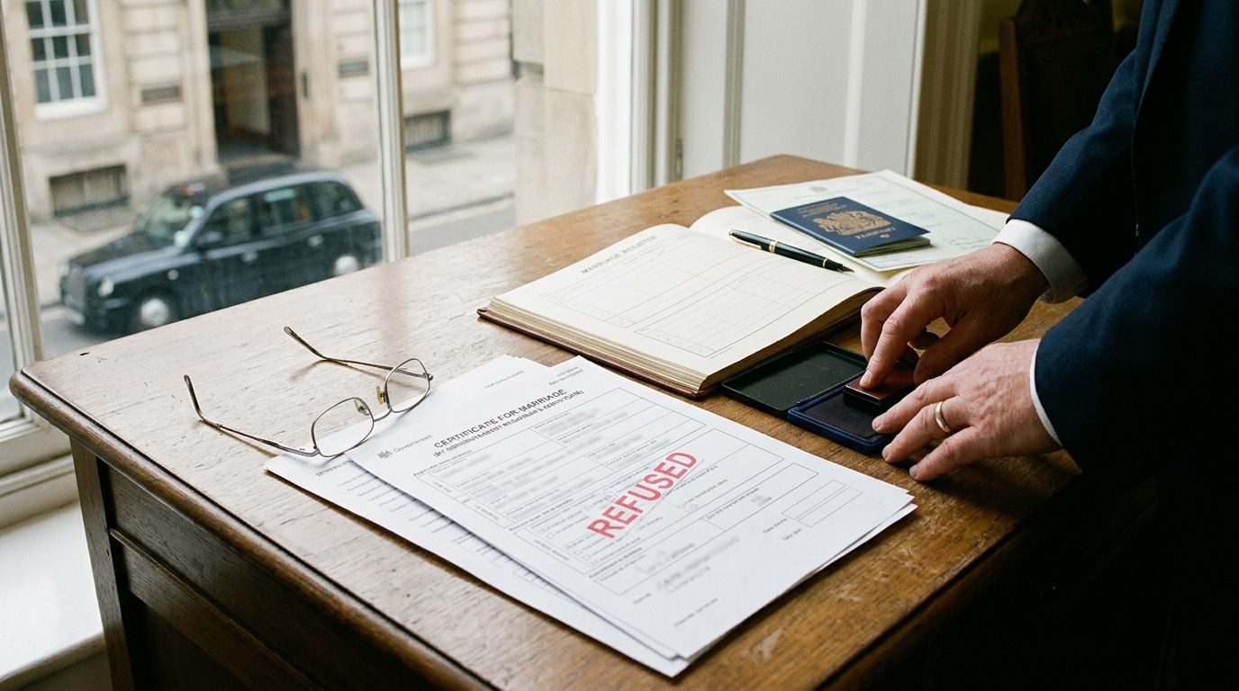 Editorial image for Can a Registrar Refuse to Marry You in the UK?