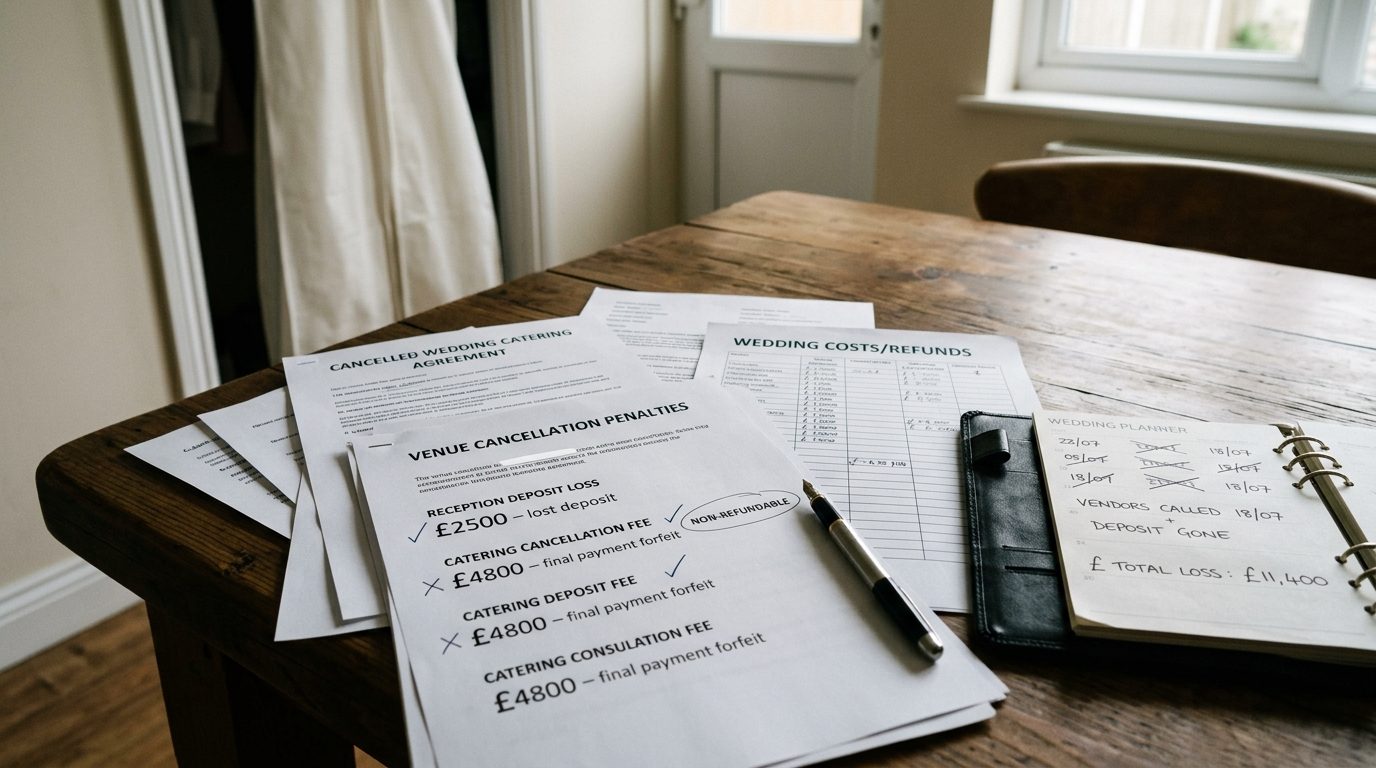 The financial reality of cancelling for He Cheated the Night Before the Wedding: What We Did