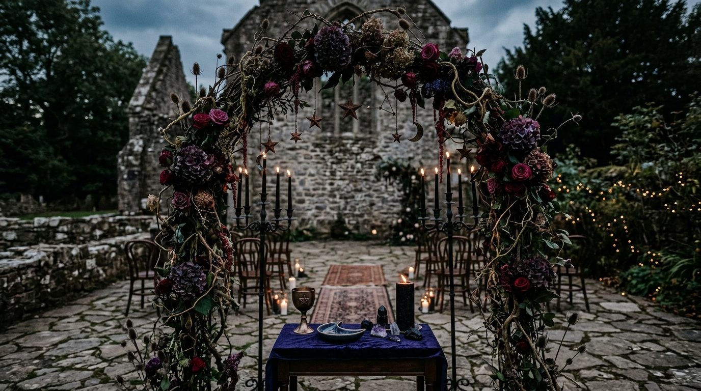 UK venues suited to the aesthetic for Celestial Whimsigoth Weddings: The UK Guide 2026