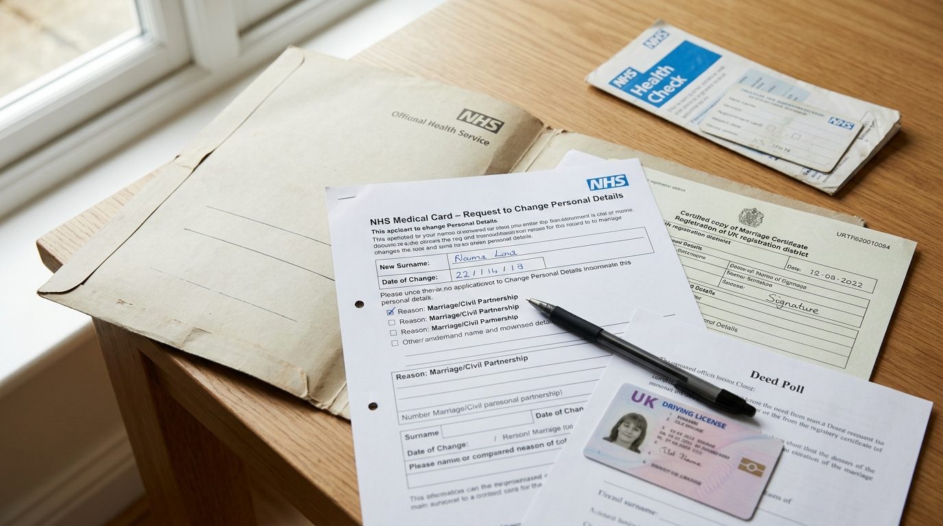 Updating your GP and NHS records for Changing Your Name After Marriage UK: 2026 Guide