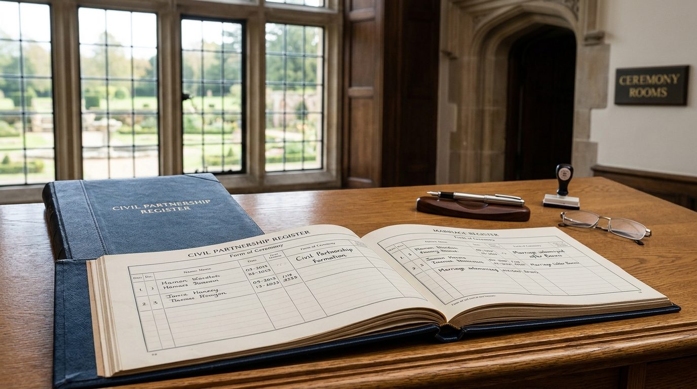 First-hand observation: what register offices are seeing for Civil Partnership vs Marriage UK 2026: Tax & Legal