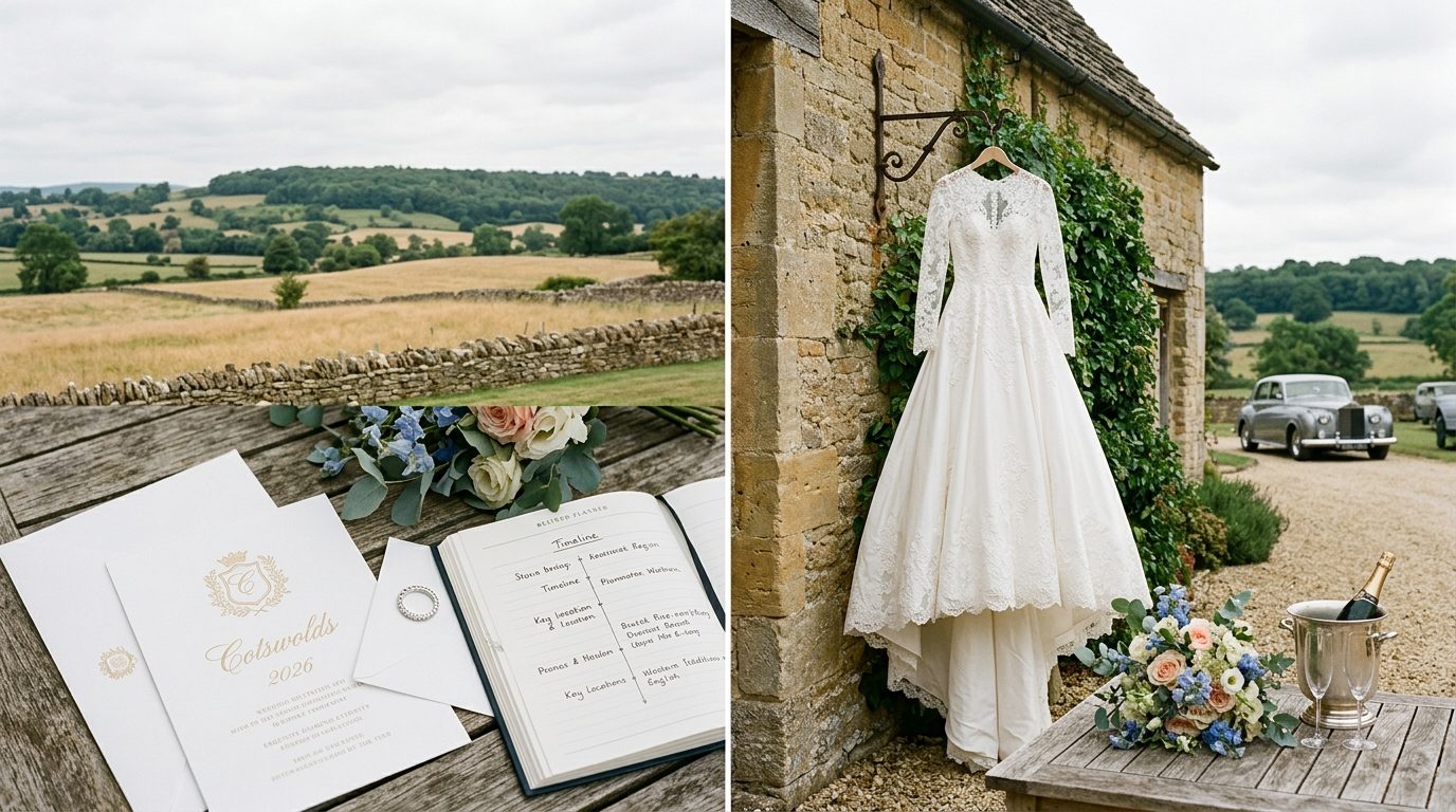 Editorial image for Why The Cotswolds Is the UK Celebrity Wedding Postcode