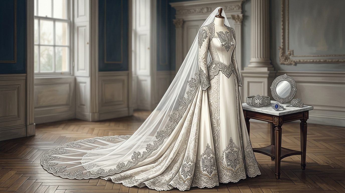 What Dua Lipa's wedding dress might look like for Dua Lipa & Callum Turner: Predicted London Venues