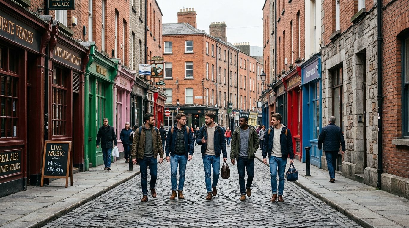 Dublin areas for stag groups for Dublin Stag Do 2026: The UK Group Guide