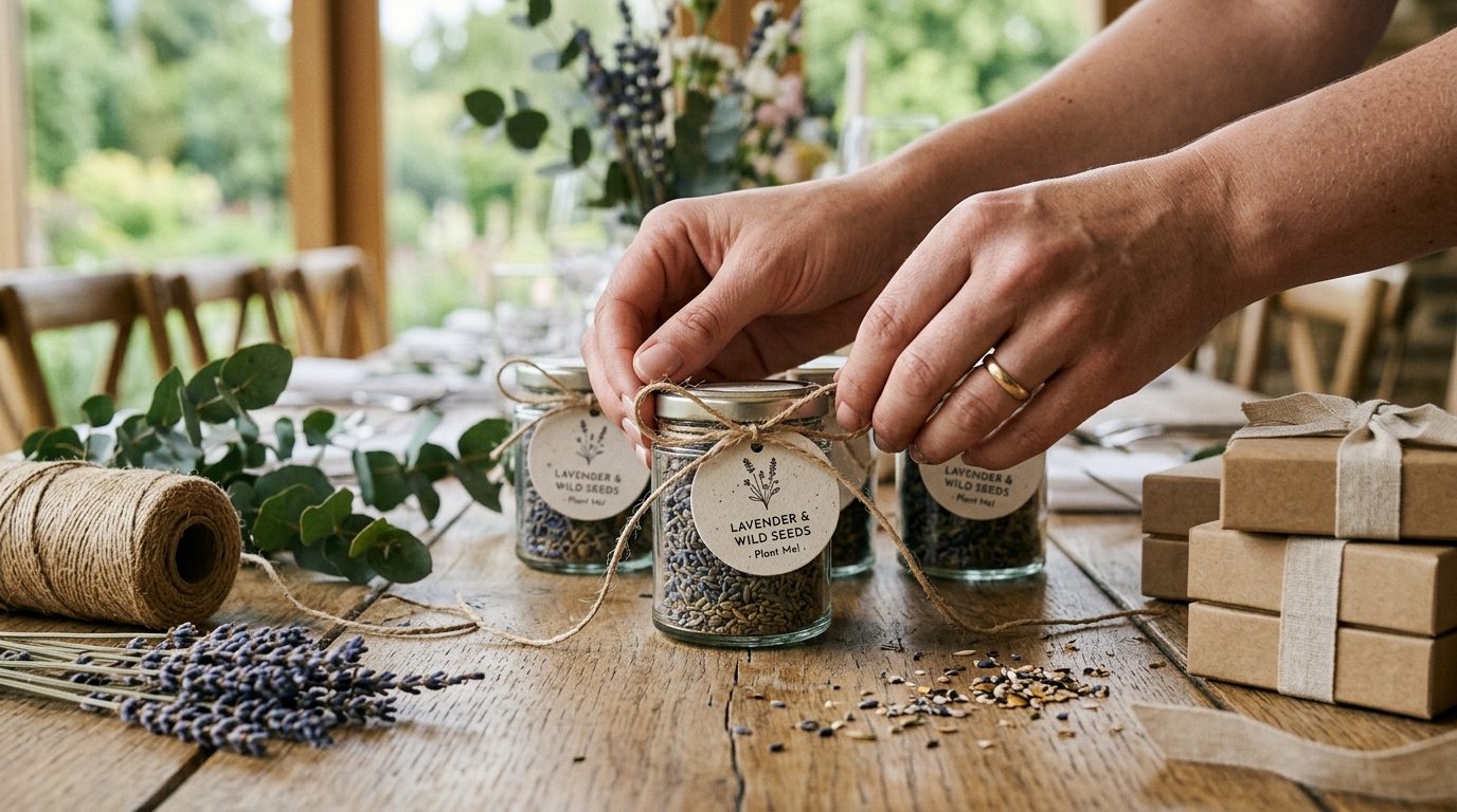 Packaging: making eco favours look good for Eco Wedding Favours: 25 Sustainable UK Ideas for 2026