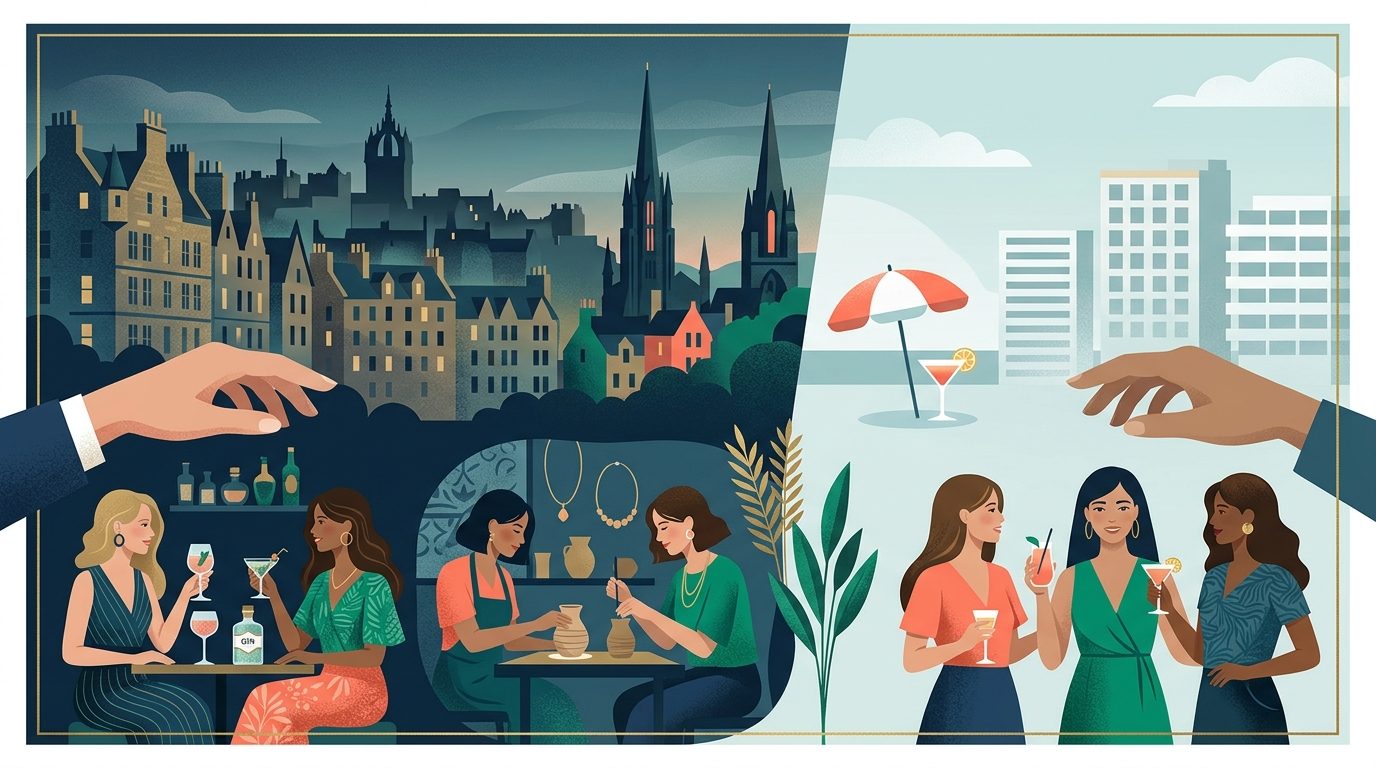 Edinburgh vs other UK hen do destinations for Edinburgh Hen Do 2026: The Complete Guide