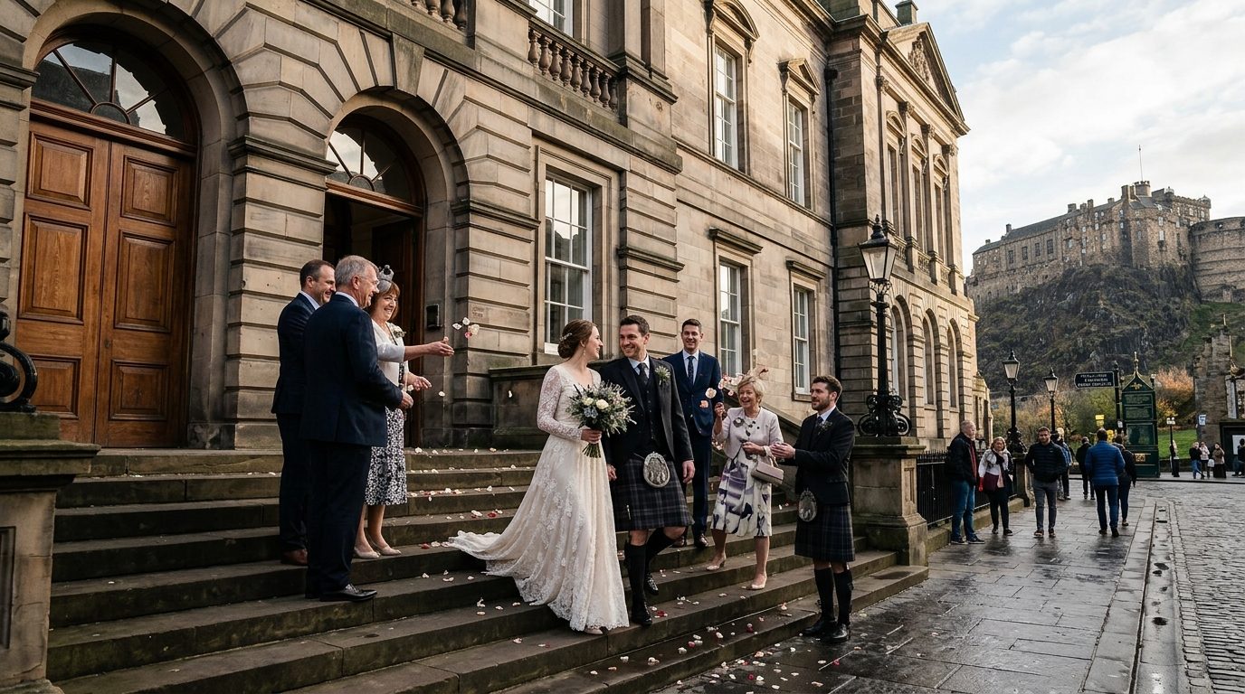Scotland's marriage law advantage for Edinburgh & Lothians Wedding Venues: 14 Best for 2026