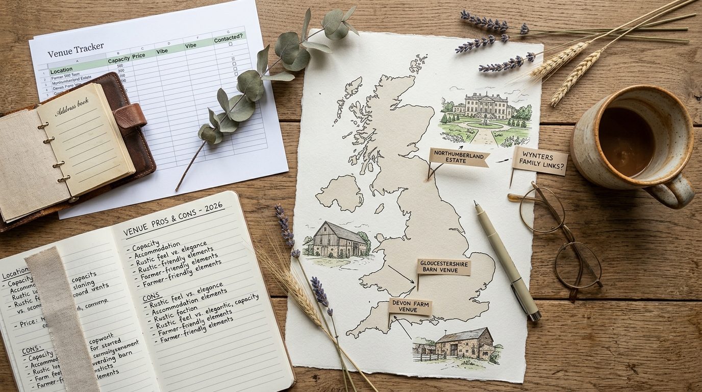 Where would Farmer Will get married? for Farmer Will & Jessie Wynters: Wedding Tracker 2026