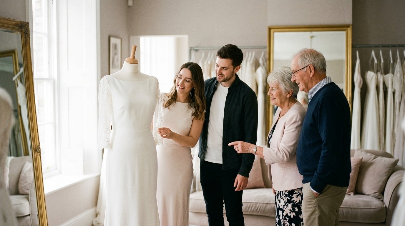 GLP-1 Brides: Ozempic & the UK Wedding Dress Timeline — Dress styles that work better, editorial photography for Weddings Hub