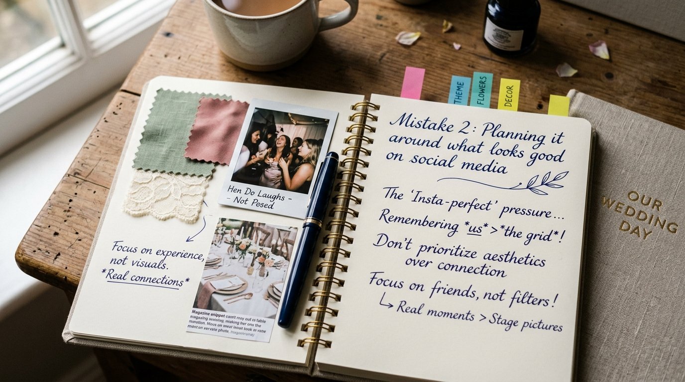 9 Hen-Do Mistakes That Ruined the Bride's Week — Mistake 2: Planning it around what looks good on social media, editorial photography for Weddings Hub
