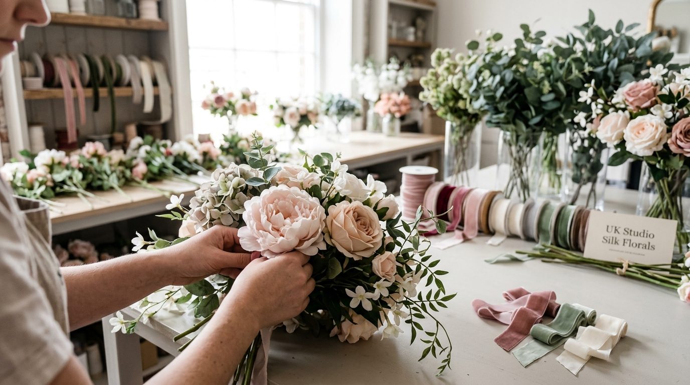 UK studios to know for High-End Silk Florals: Why Faux Flowers Are Now Luxury