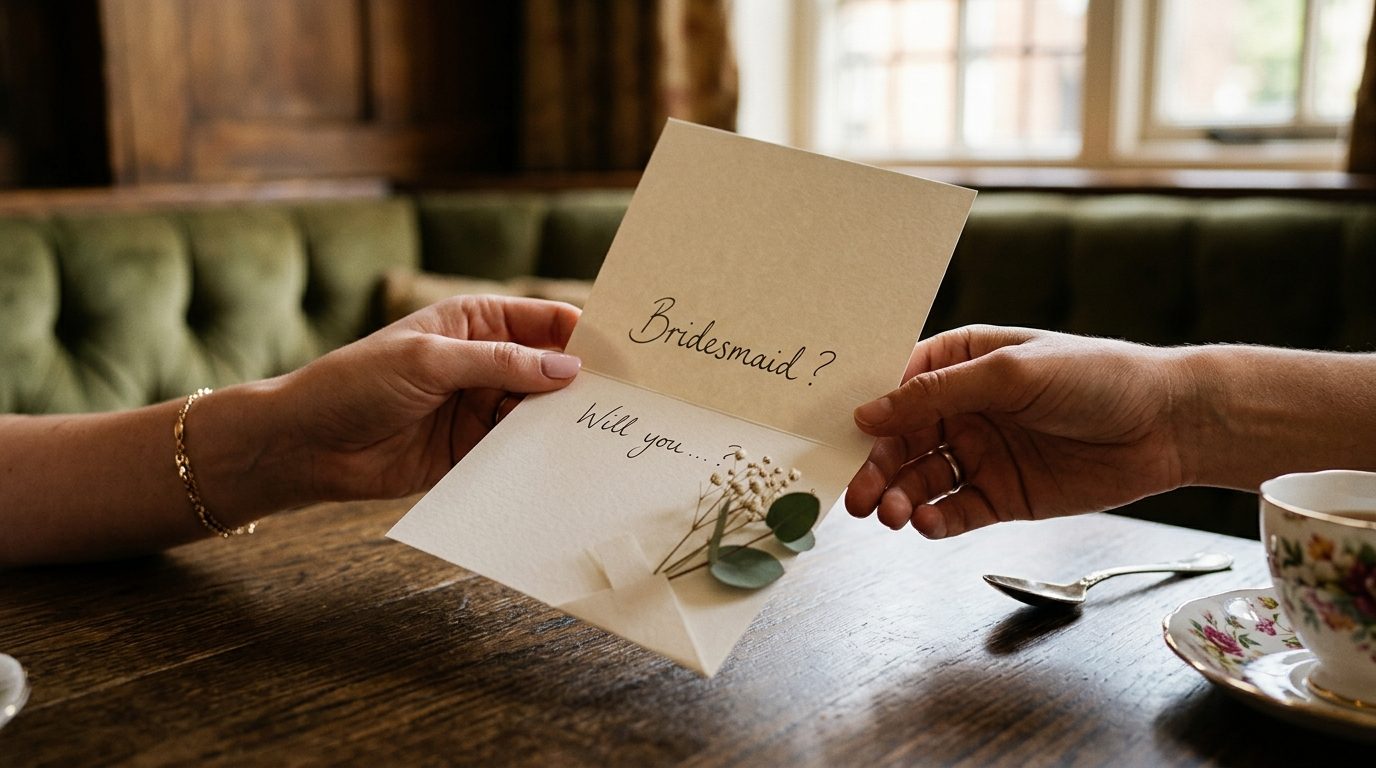 What to say: the right wording for How to Ask Someone to Be Your Bridesmaid UK 2026
