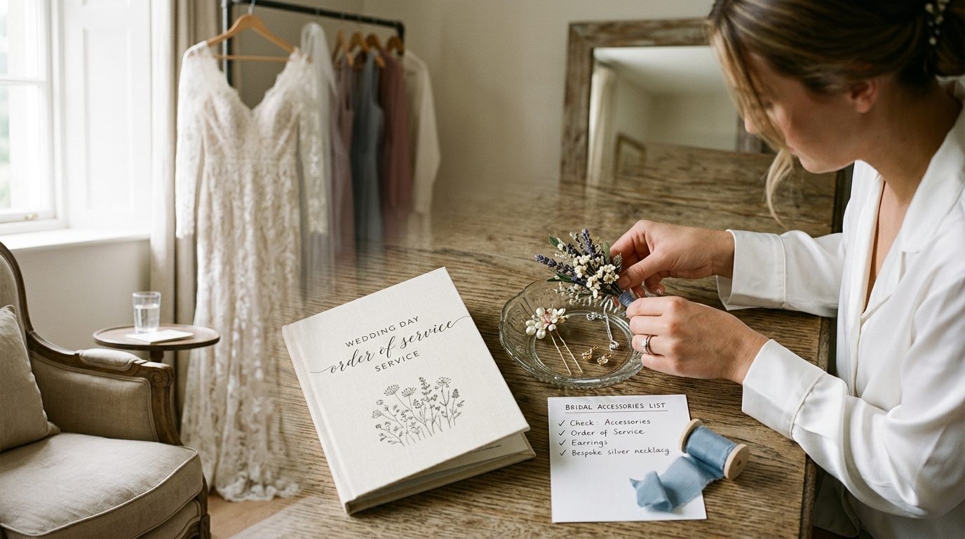 Step 8: Finesse the details (4-8 weeks before) for How to Plan a Wedding UK: Step by Step