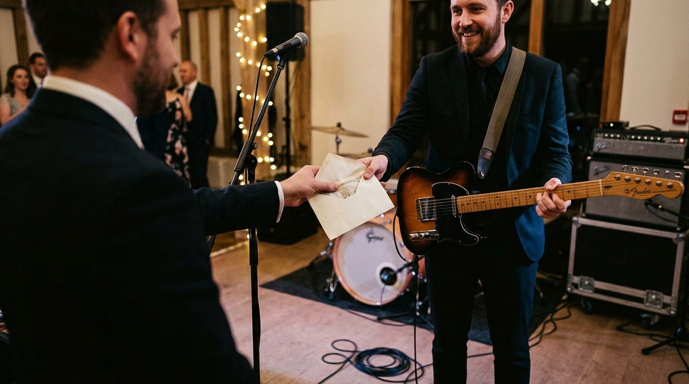 Wedding band and DJ: the music gratuity benchmark for How to Tip Wedding Suppliers UK: Who, What & When