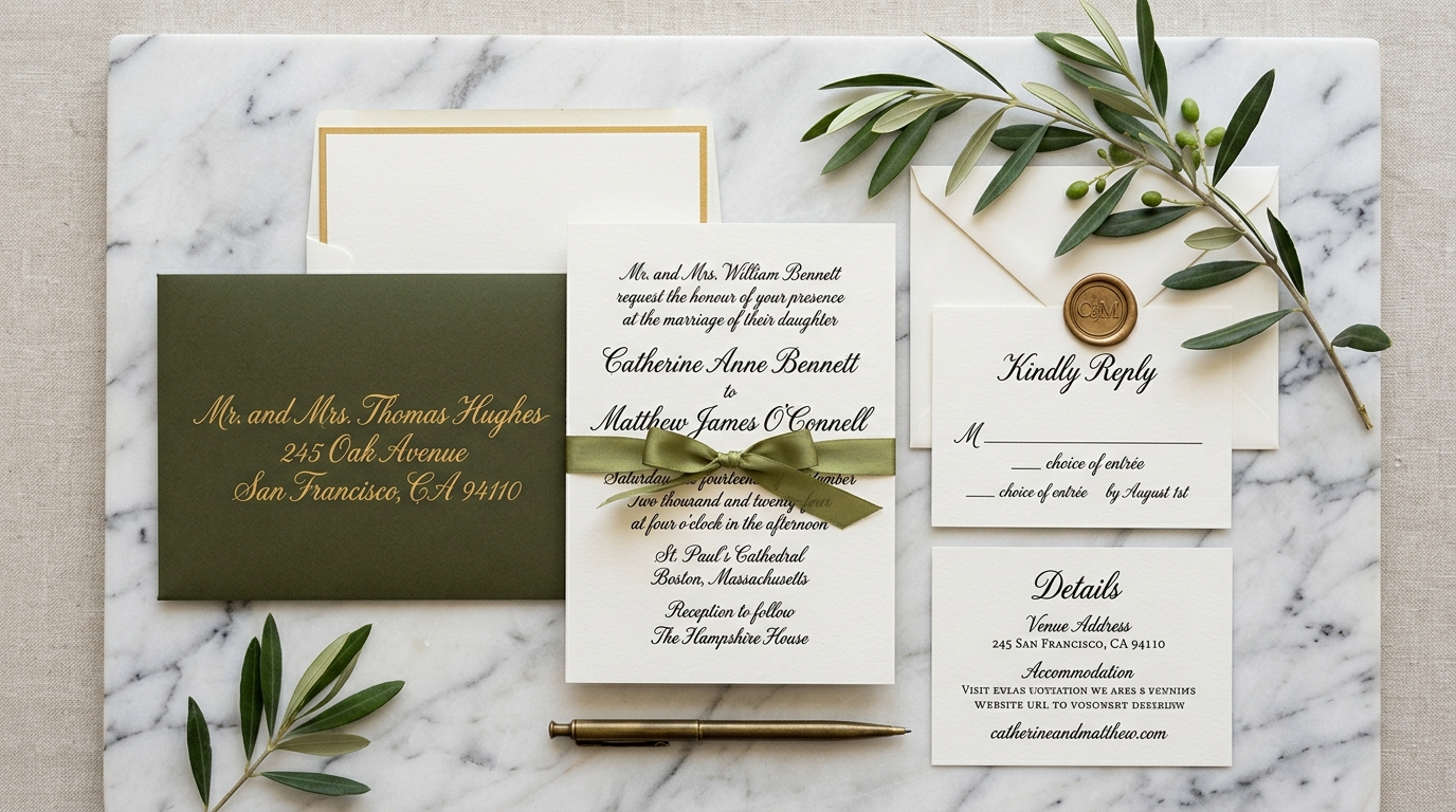 Wedding Invitation Wording: UK Templates