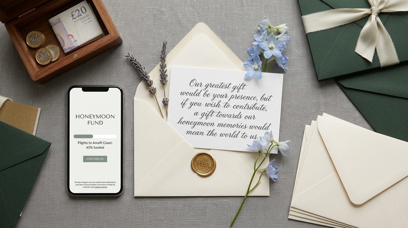 Honeymoon fund platforms: what they cost and how they work for Is It Tacky to Ask for Money as a Wedding Gift? UK