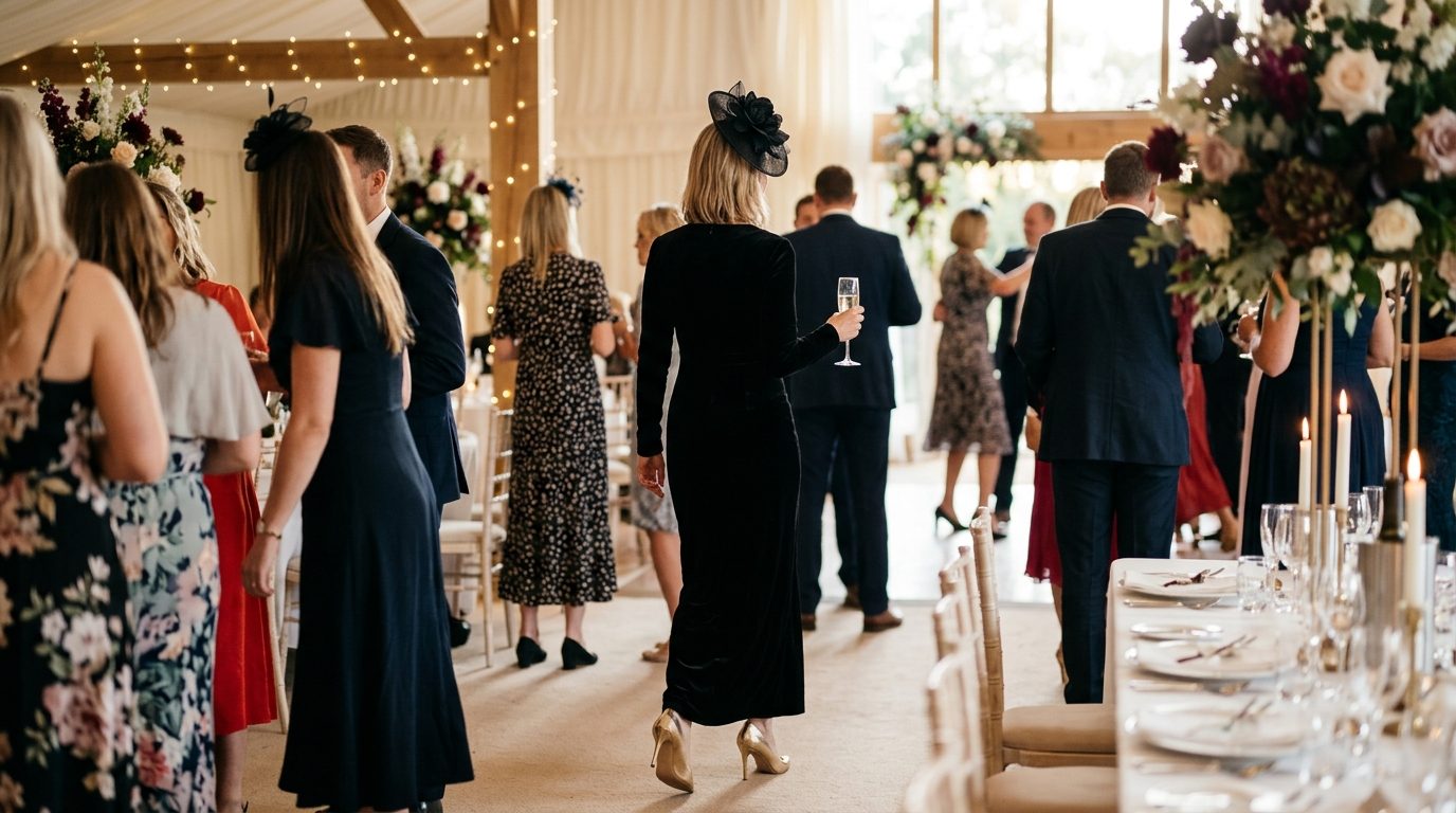 When black works at a wedding for Is It Tacky to Wear Black to a UK Wedding?