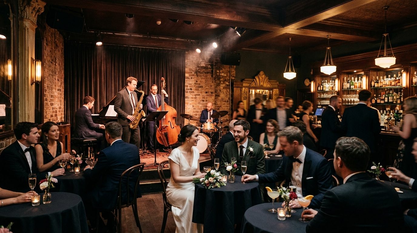 London's best jazz club and speakeasy wedding venues for Jazz Club & Speakeasy Weddings: 12 Best UK Venues