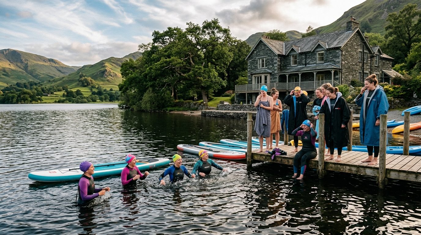 Wild swimming: what you need to know for Lake District Hen Do: Wild Swimming & Lakeside Houses