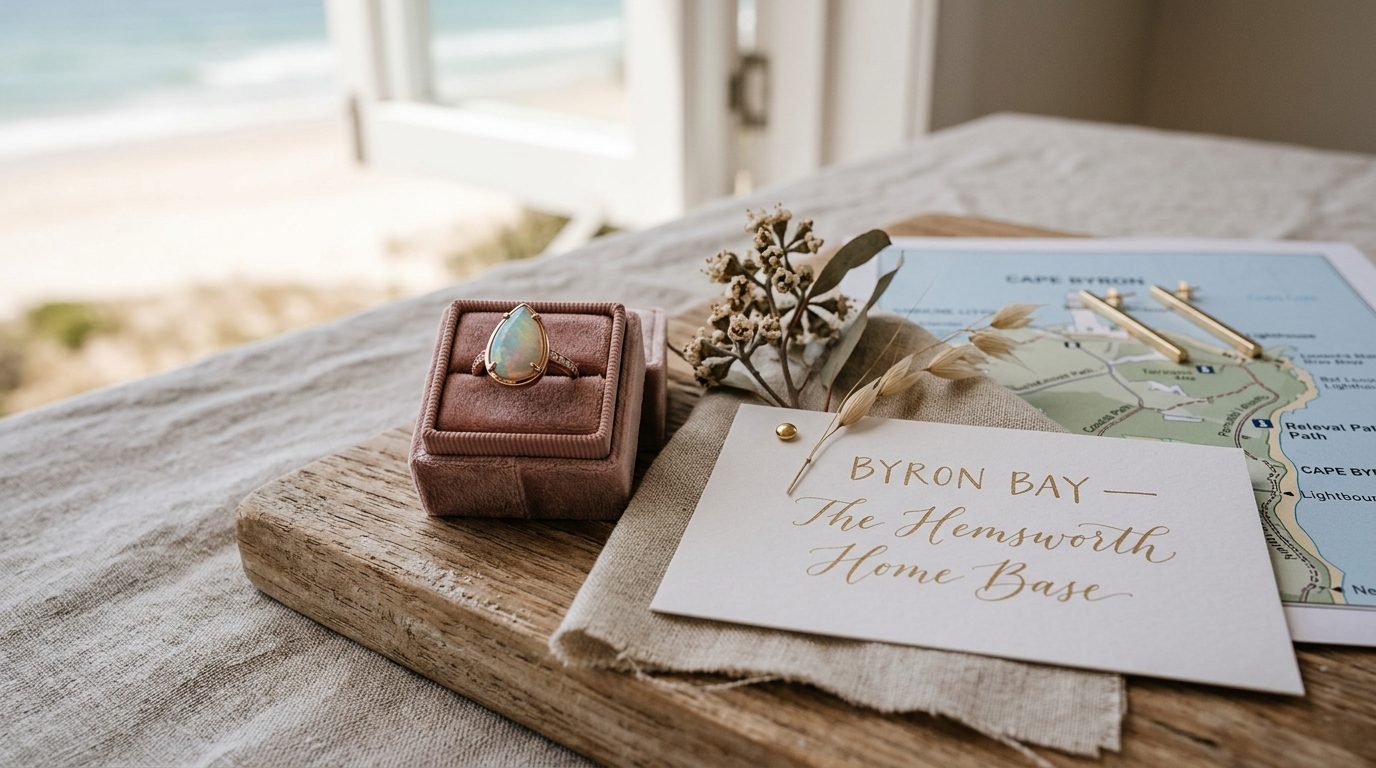 Byron Bay — the Hemsworth home base for Liam Hemsworth & Gabriella Brooks: Wedding Watch 2026