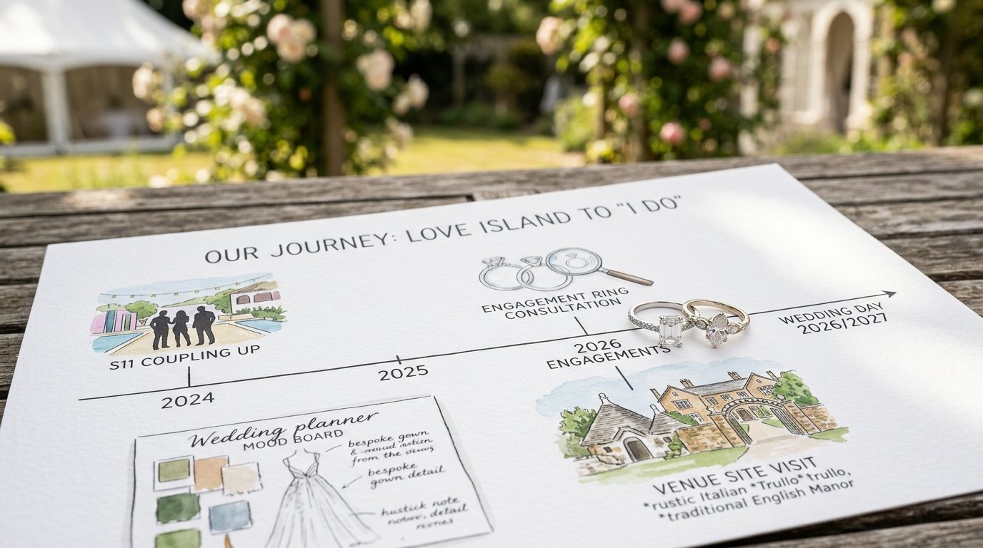 Editorial image for Love Island UK Couples Engaged in 2026: Full Tracker