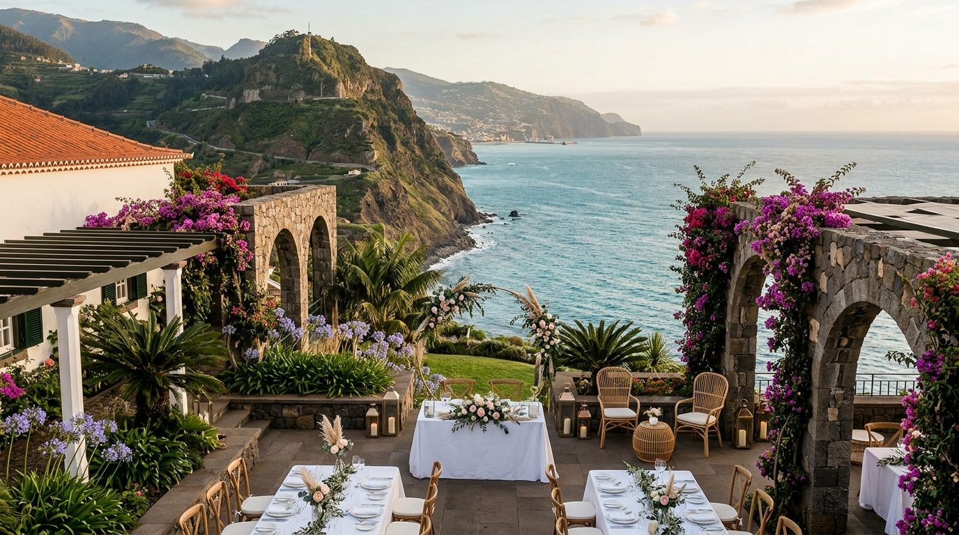 Madeira wedding venues: the full breakdown for Madeira Wedding Inspiration: Get the Ronaldo Look