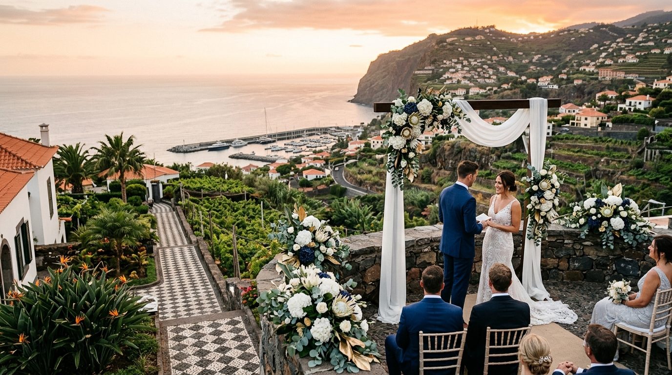 First-hand example: Emily and Marcus, September 2025 for Madeira Wedding Inspiration: Get the Ronaldo Look