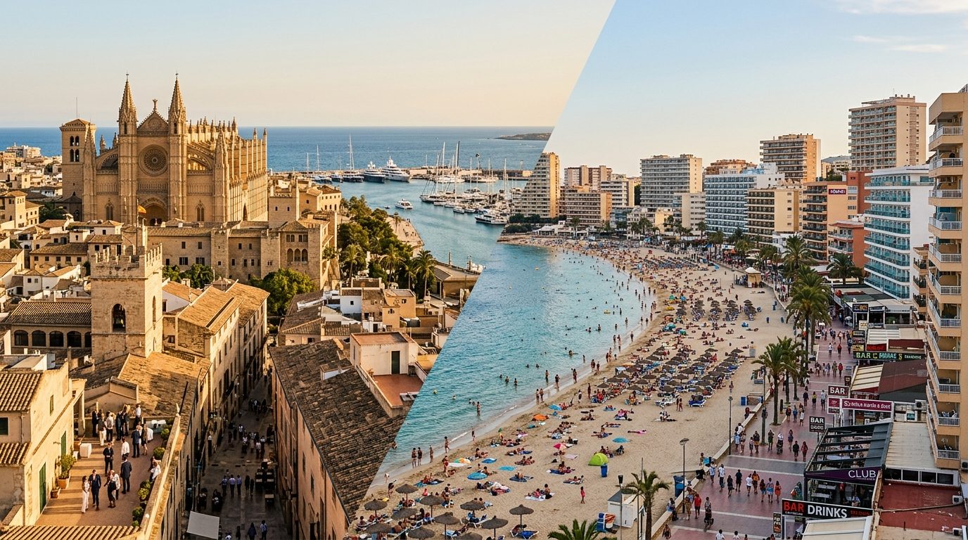 Palma vs Magaluf: The Two Mallorca Formats for Mallorca Hen Do 2026: The UK Group Guide
