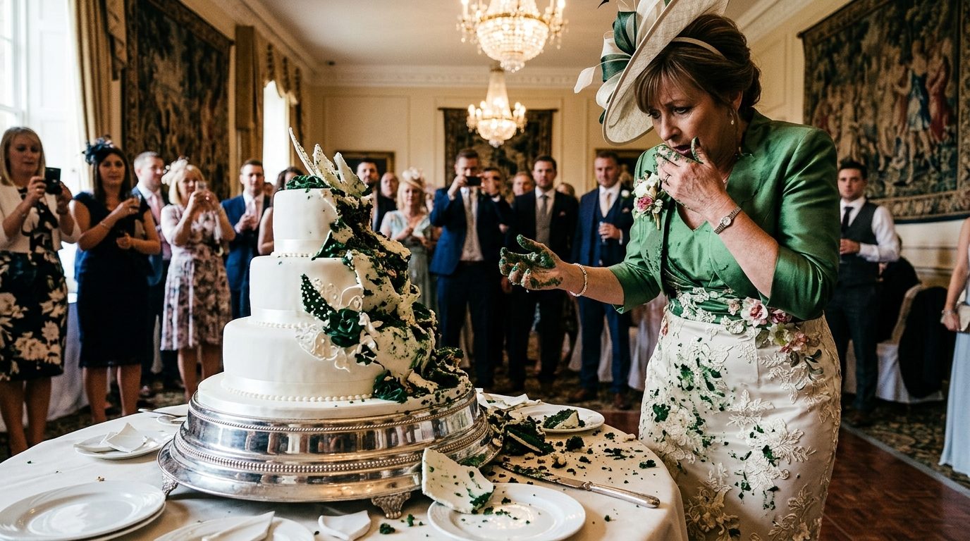 Case 3: the hotel wedding, North Yorkshire (2026) for MILs Smashing Wedding Cake: The Etiquette Explained