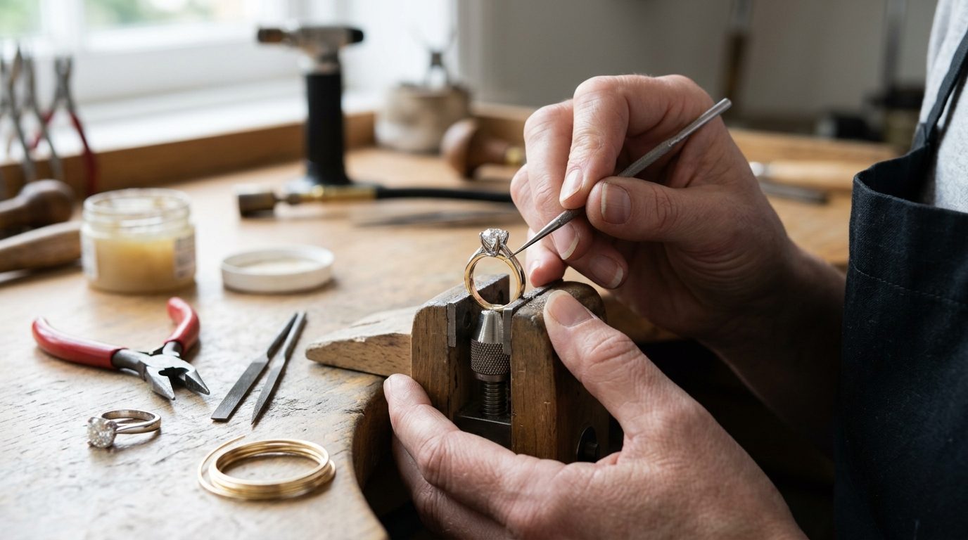 What the construction actually looks like for Mixed Metal Engagement Rings: Two-Tone UK Guide
