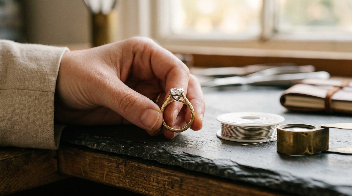 What the construction actually looks like for Mixed Metal Engagement Rings: Two-Tone UK Guide