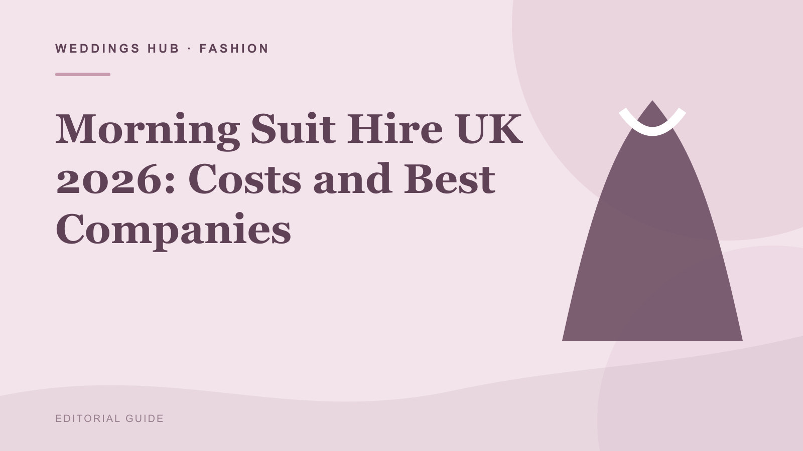 Editorial illustration for Morning Suit Hire UK 2026: Costs and Best Companies
