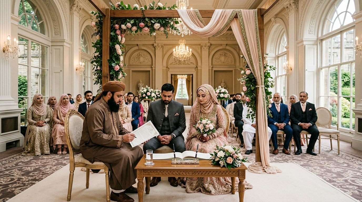 Venues for UK Muslim weddings for Muslim Wedding (Nikah) UK: The Complete Guide